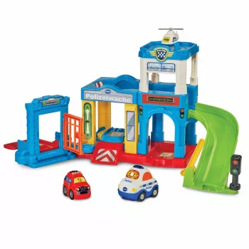 Mänguasjakomplekt VTech Tut Tut Baby Flitzer Police Station 80-569904 interaktiivsete funktsioonide ja sõidukitega