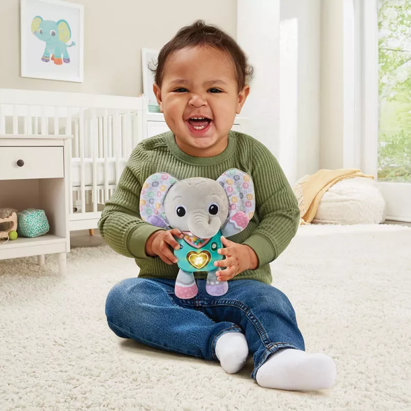 Mängukuju VTech Melody Elephant 80-566704 — hariv helimänguasi värvilise disainiga