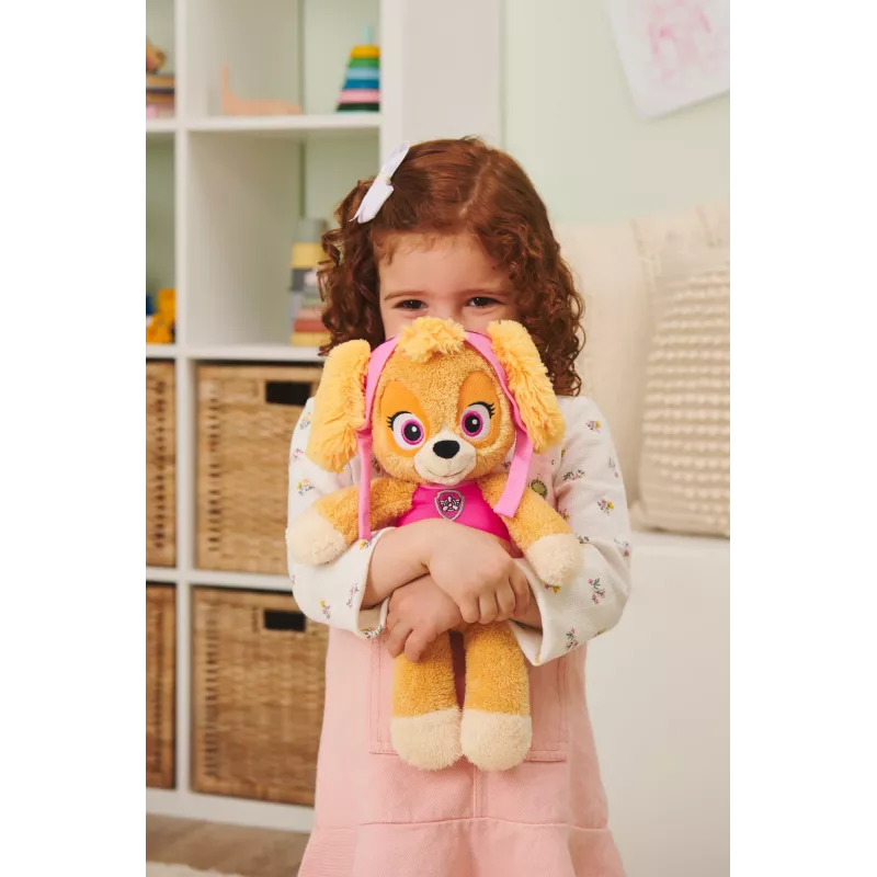 PAW Patrol GUND Official Skye Take Along Buddy pehme mänguasi, esmaklassiline topisloom vanusele 1+, roosa/pruun, 33 cm