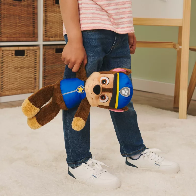 PAW Patrol GUND Ametlik Chase Kaasaskantav Pehme Mänguasi, Premium Topisloom Vanusele 1+, Sinine/Pruun, 33 cm