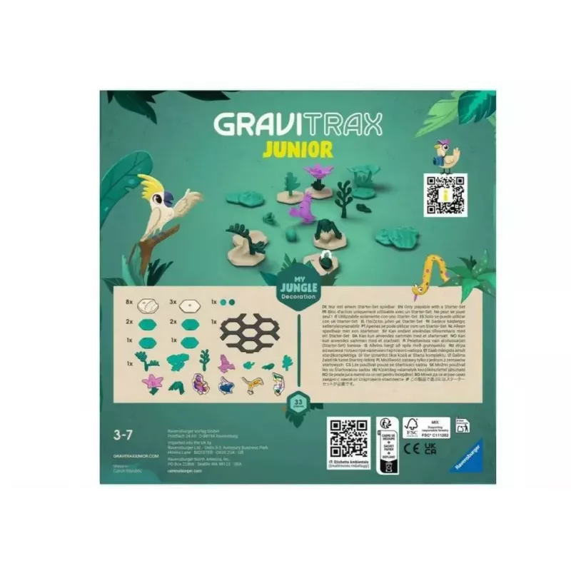 Lauamäng Ravensburger GraviTrax Junior (mudel 23747) — alates 3. eluaastast