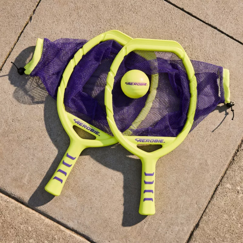Aerobie Flingo Catch & Throw välimängud lastele ja täiskasvanutele, viska ja püüa pallikomplekt suvemängudeks, aiamängudeks, telkimiseks ja rannamängudeks lastele vanuses 8+
