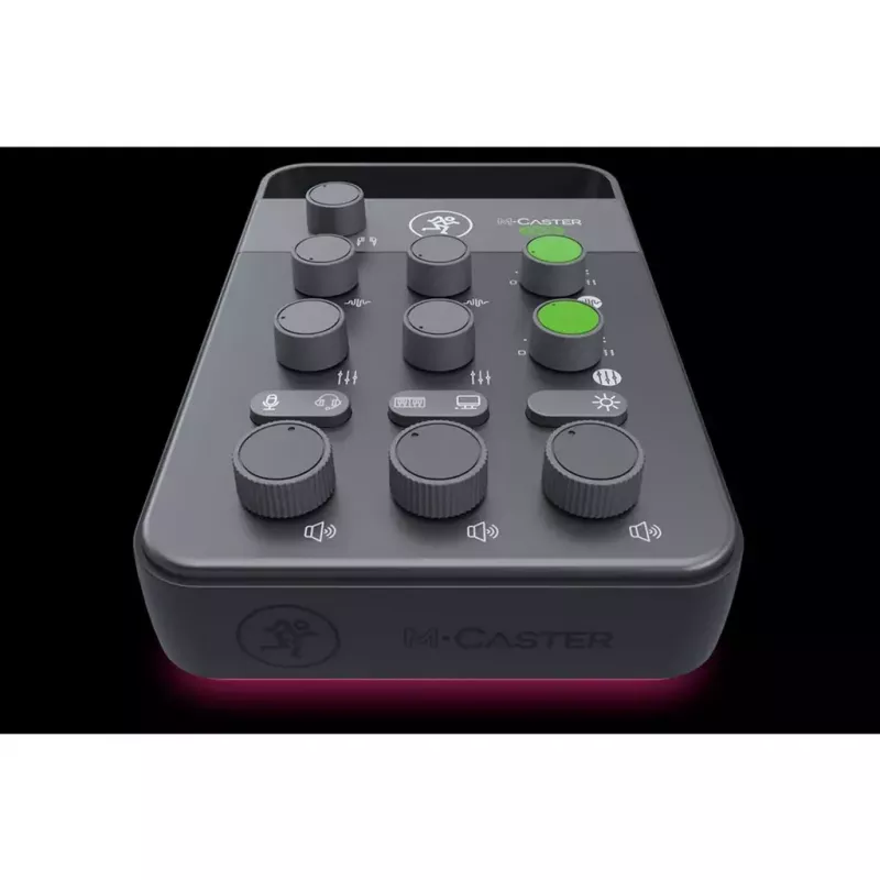 Mikser Mackie MixCaster Live kaasaskantav 8-kanaliga USB – kompaktne live-mikserpult sisseehitatud USB-liidesega