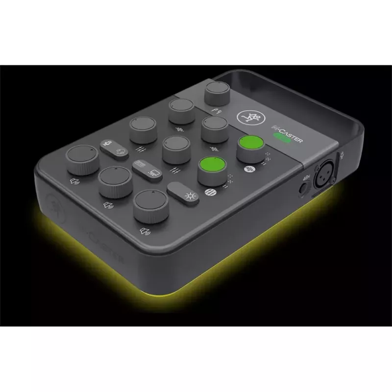Mikser Mackie MixCaster Live kaasaskantav 8-kanaliga USB – kompaktne live-mikserpult sisseehitatud USB-liidesega