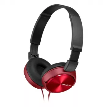 Sony MDR-ZX310, juhtmega, 10 - 24000 Hz, muusika, 125 g, kõrvaklapid, punane