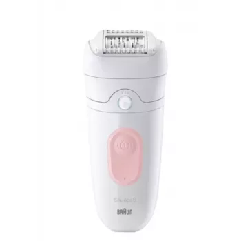 Braun Silk-épil 5 Silk-epil 5 SE5-230 Epilaator, roosa, valge, 28 pintsetti, MicroGrip, 0,5 mm, aku, sisseehitatud aku