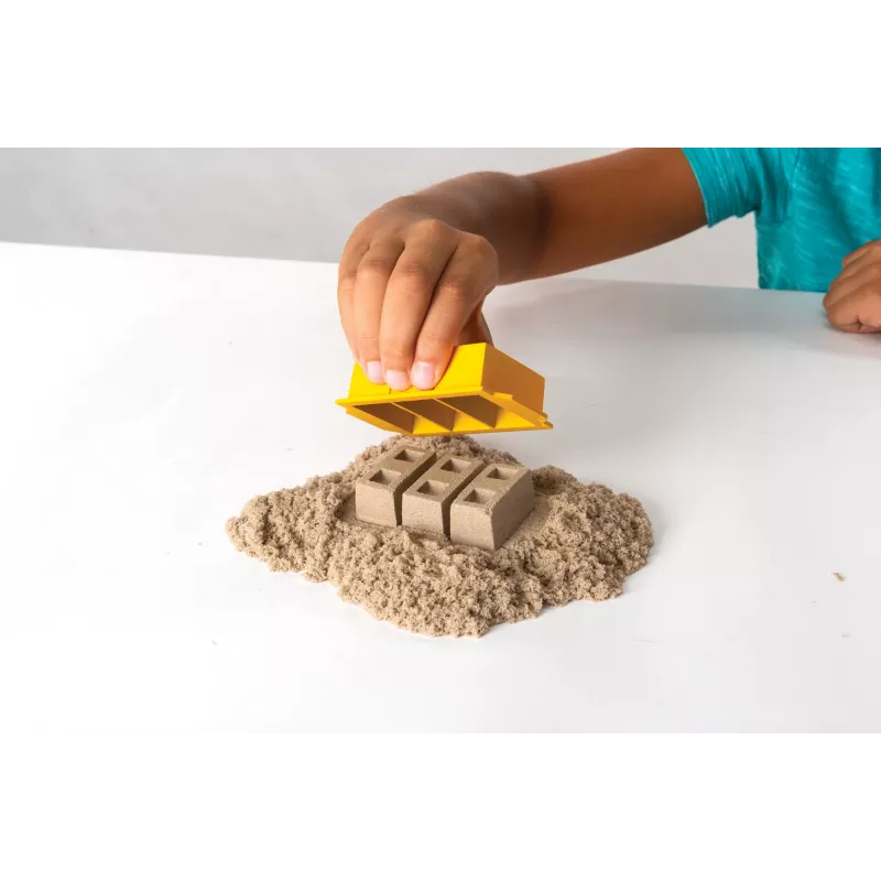 Kinetic Sand Dig N' Demolish mängukomplekt 1 lb mänguliiva ja mänguautoga, sensoorne mänguasi lastele alates 5. eluaastast