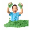 Kinetic Sand, 2 naela rohelist mänguliiva, vormitavad sensoorsed mänguasjad lastele, korduvsuletav kott (pakend võib erineda), alates 3. eluaastast