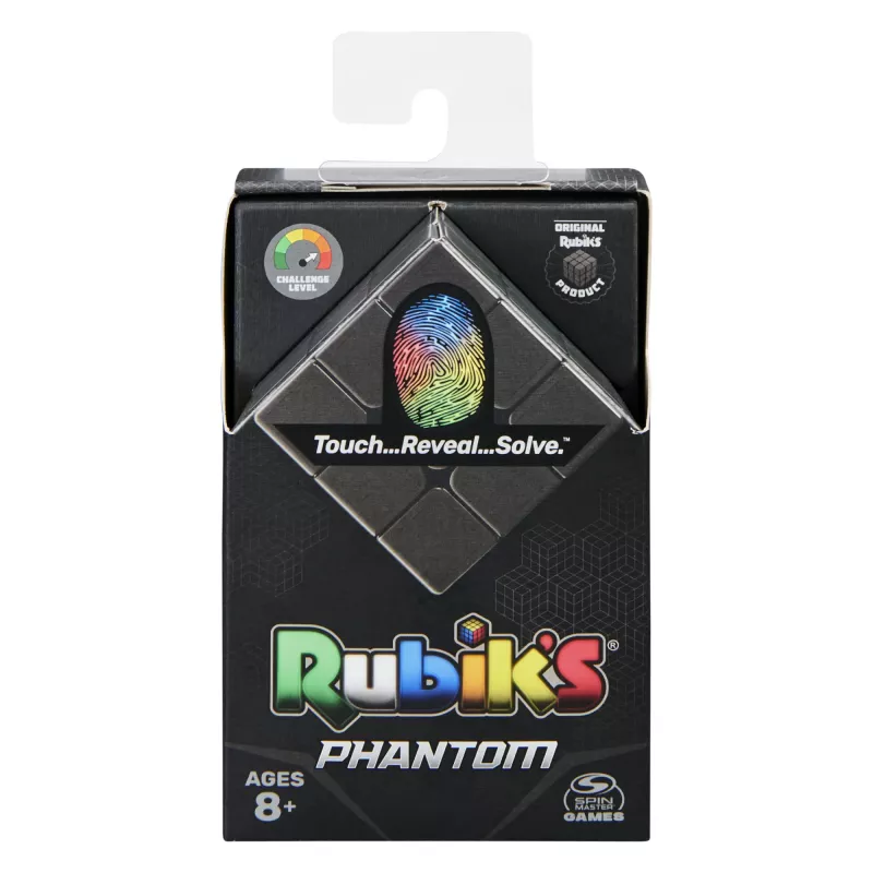 Rubik’s Phantom, 3x3 kuubik täiustatud tehnoloogiaga keeruline 3D pusle reisimäng stressi leevendav näpumänguasjast tegevuskuubik, täiskasvanutele ja lastele alates 8. eluaastast