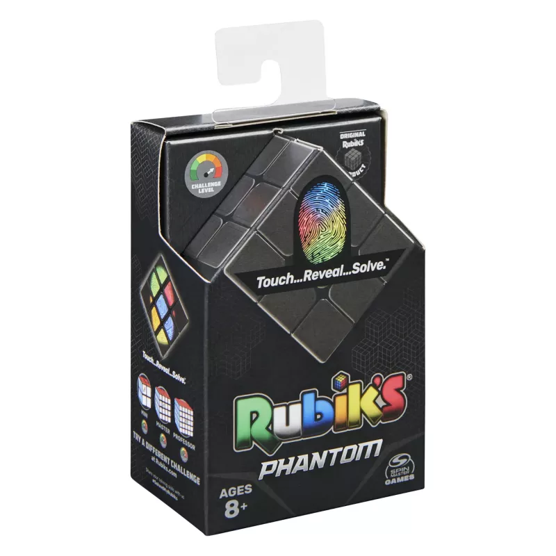 Rubik’s Phantom, 3x3 kuubik täiustatud tehnoloogiaga keeruline 3D pusle reisimäng stressi leevendav näpumänguasjast tegevuskuubik, täiskasvanutele ja lastele alates 8. eluaastast