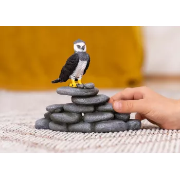 schleich WILD LIFE Harpüüa kotkas, 3 aastat, Mets, Metsloomad / seiklusmänguasjad, Must, Valge, Kollane, Plastik