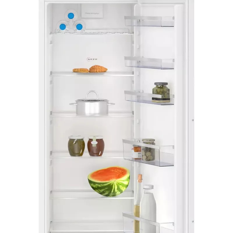 Sisseehitatav külmik NEFF KI1812FE0 — 310 L netomahutavus, LED-lamp, parem hinge, energiaklass E