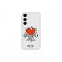 Kaitsev TPU-ümbris Samsung Galaxy S24+ — Suit Case White, Red Transparent, 6,7 tollile