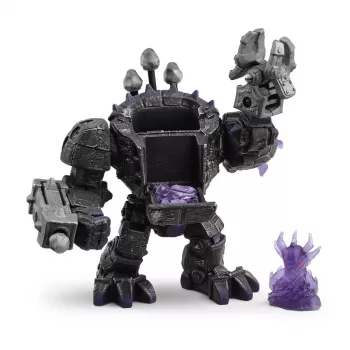 schleich ELDRADOR CREATURES Varjumeister Robot koos Miniolendiga Must