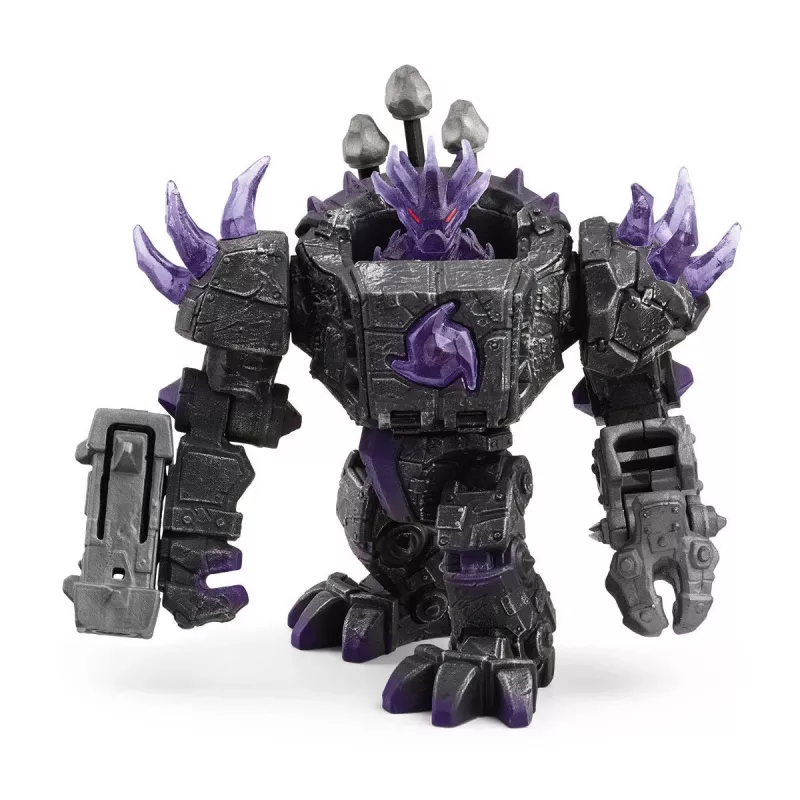 schleich ELDRADOR CREATURES Varjumeister Robot koos Miniolendiga Must