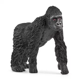 schleich WILD LIFE Gorillaperepere, 3 a, Džungel, Metsloomad / seiklusmänguasjad, Must, Hall