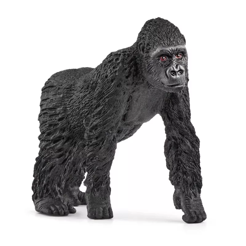 schleich WILD LIFE Gorillaperepere, 3 a, Džungel, Metsloomad / seiklusmänguasjad, Must, Hall