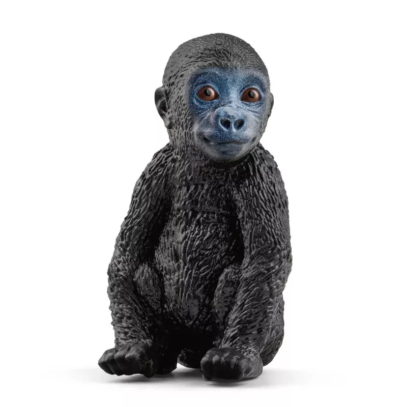 schleich WILD LIFE Gorillaperepere, 3 a, Džungel, Metsloomad / seiklusmänguasjad, Must, Hall