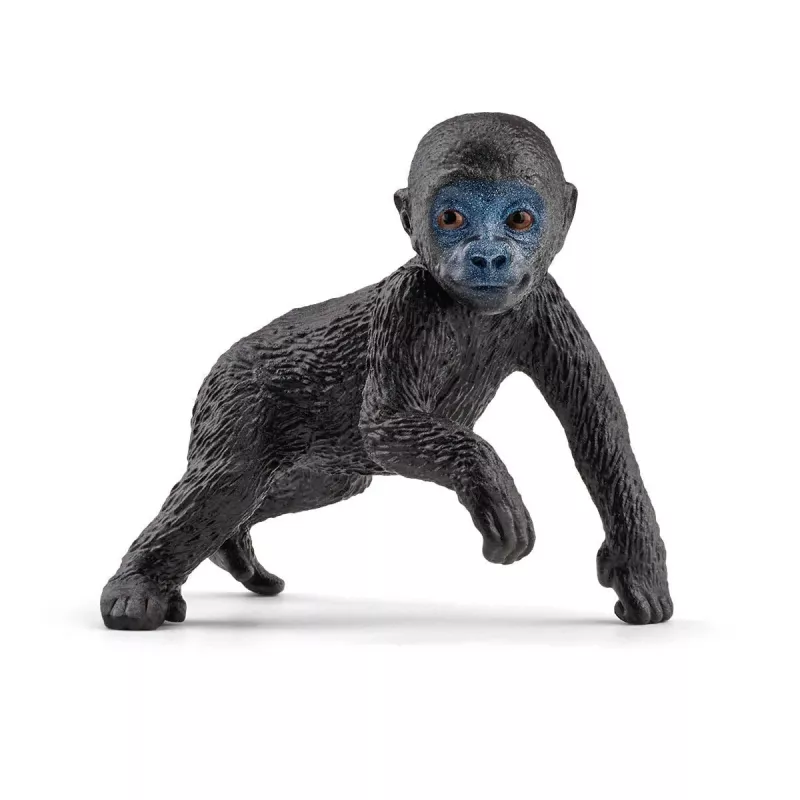 schleich WILD LIFE Gorillaperepere, 3 a, Džungel, Metsloomad / seiklusmänguasjad, Must, Hall
