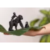 schleich WILD LIFE Gorillaperepere, 3 a, Džungel, Metsloomad / seiklusmänguasjad, Must, Hall
