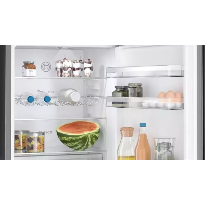 Bosch Serie 4 KGN36VXCT külmik-sügavkülmik Vabaltseisev 321 L Roostevaba teras