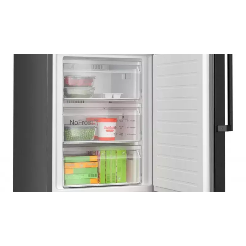 Bosch Serie 4 KGN36VXCT külmik-sügavkülmik Vabaltseisev 321 L Roostevaba teras