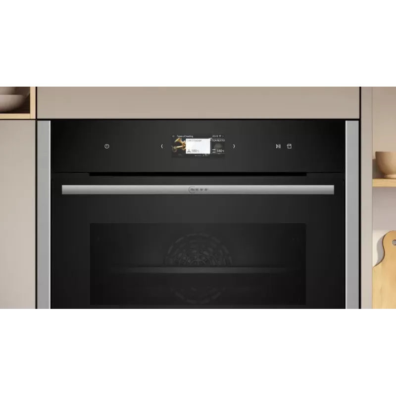 Neff C24FS31N0 auruaahi Keskmine Must, Roostevaba teras Puutetundlik