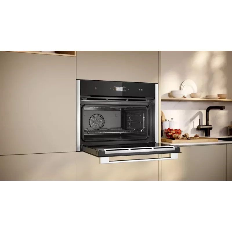 Neff C24FS31N0 auruaahi Keskmine Must, Roostevaba teras Puutetundlik