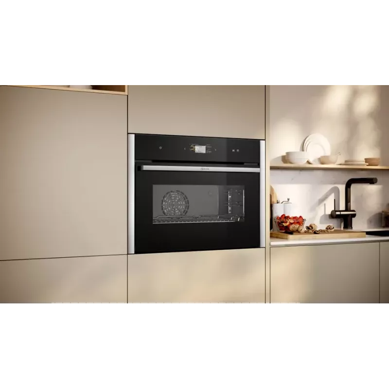 Neff C24FS31N0 auruaahi Keskmine Must, Roostevaba teras Puutetundlik