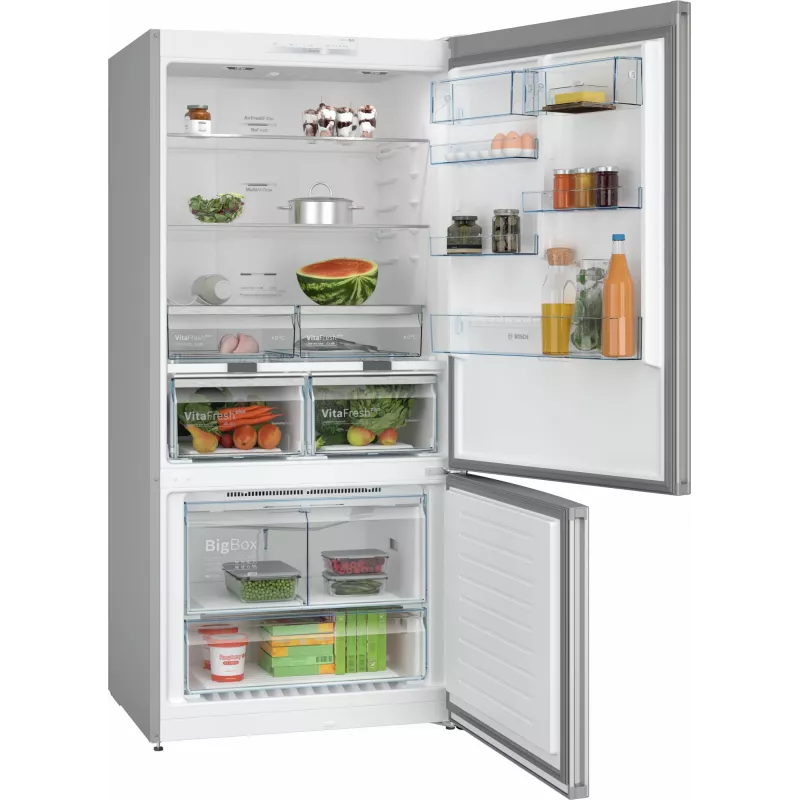 Bosch Serie 4 KGN86VIEA külmik-sügavkülmik Vabaltseisev 631 L Roostevaba teras