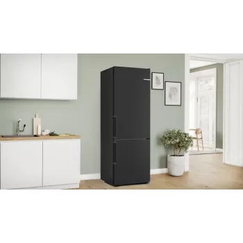 Bosch Serie 4 KGN49VXCT külmik-sügavkülmik Eraldiseisev 440 L Roostevaba teras
