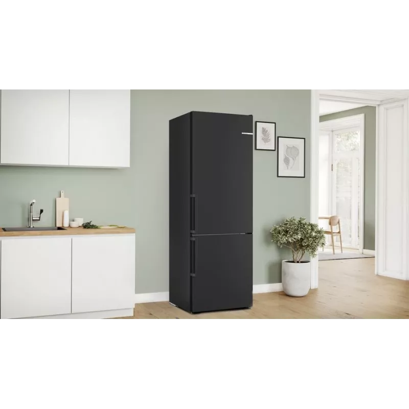Bosch Serie 4 KGN49VXCT külmik-sügavkülmik Eraldiseisev 440 L Roostevaba teras