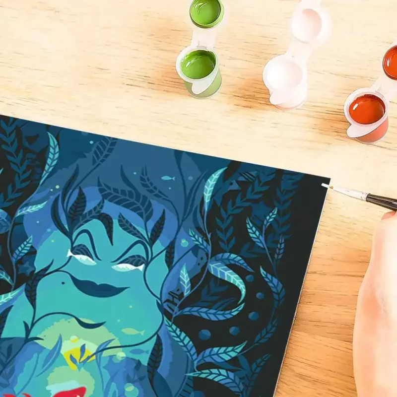 Ravensburger Värvikomplekt CreArt Disney Ariel ja Ursula 23732 — värvikomplekt lastele eeltrükitud motiiviga