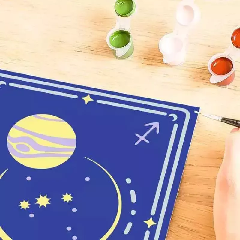 Värvi-numbri-järgi komplekt Ravensburger CreArt – Amburi tähtkuju, mudel 23741