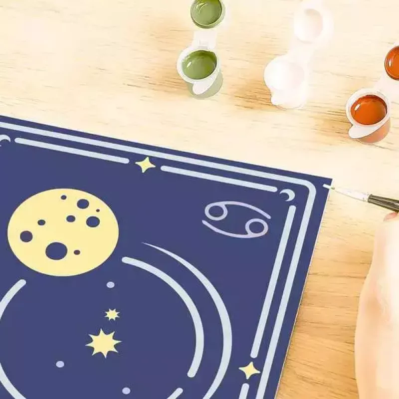 Puslemaalimiskomplekt Ravensburger CreArt Vähi sodiaagimärk – värvimine numbrite järgi komplekt, mudel 23733