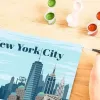 Värvimiskomplekt Ravensburger CreArt — Värviline New York (värvi-numbrite-järgi komplekt)