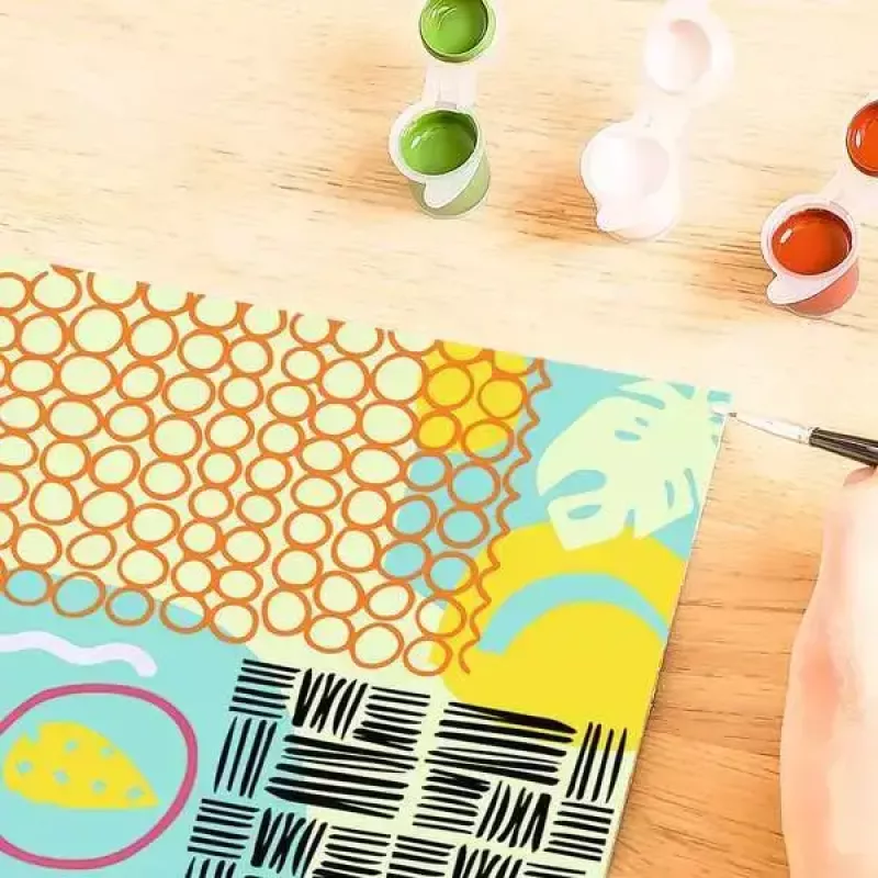 Värvikomplekt Ravensburger CreArt Funky Shapes – maalimiskomplekt loomingulisteks kunstiprojektideks