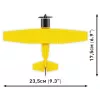 Construction toy Cobi Cessna 172 Skyhawk kollane model 26621 - scale and assembly set