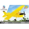 Construction toy Cobi Cessna 172 Skyhawk kollane model 26621 - scale and assembly set