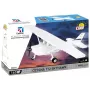 Ehitusmänguasi Cobi Cessna 172 Skyhawk valge ehituskomplekt