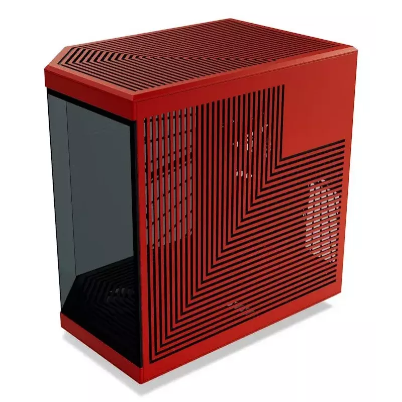 PC korpus HYTE Y70 Midi Tower must, punane