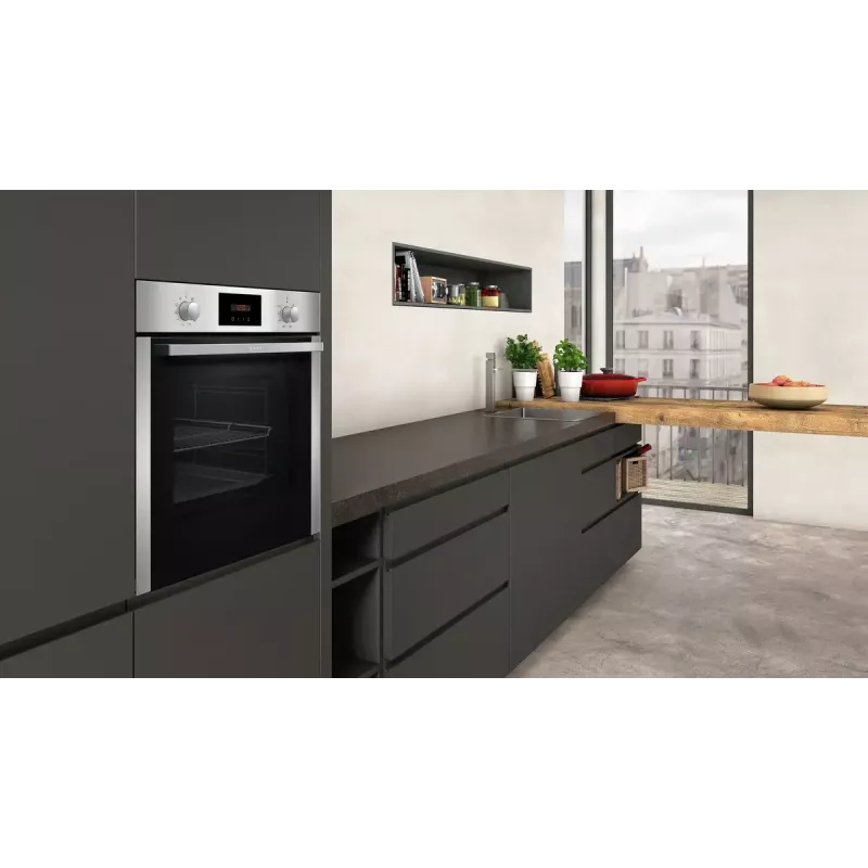 NEFF BX48P toiduvalmistamisseade – tsooninduktsioonpliit (4 tsooni), elektriahi 71 L, must