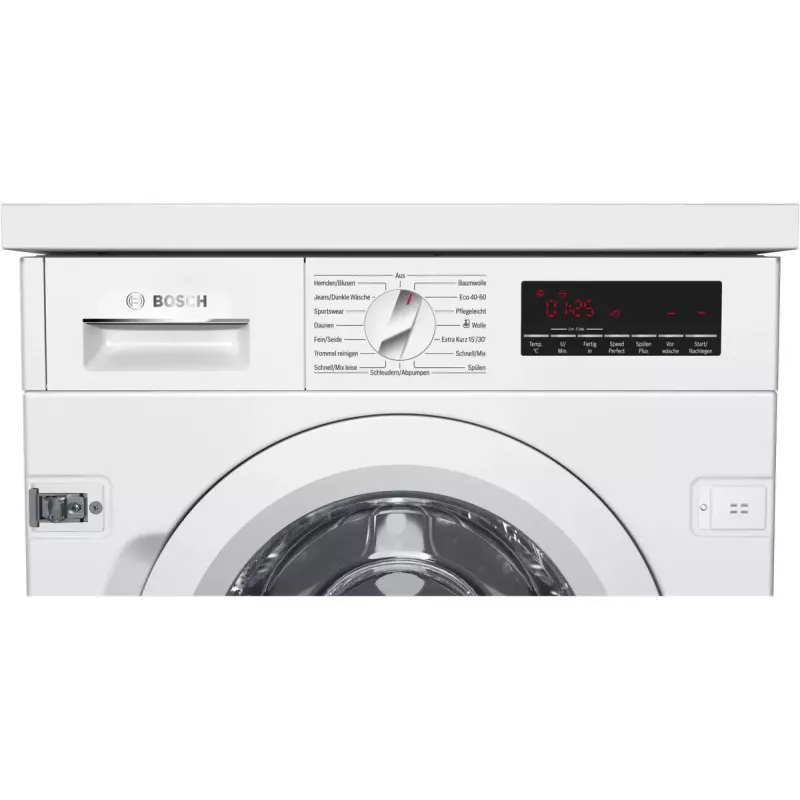 Bosch Serie 8 WIW28443 pesumasin eestlaetav 8 kg 1400 p/min valge