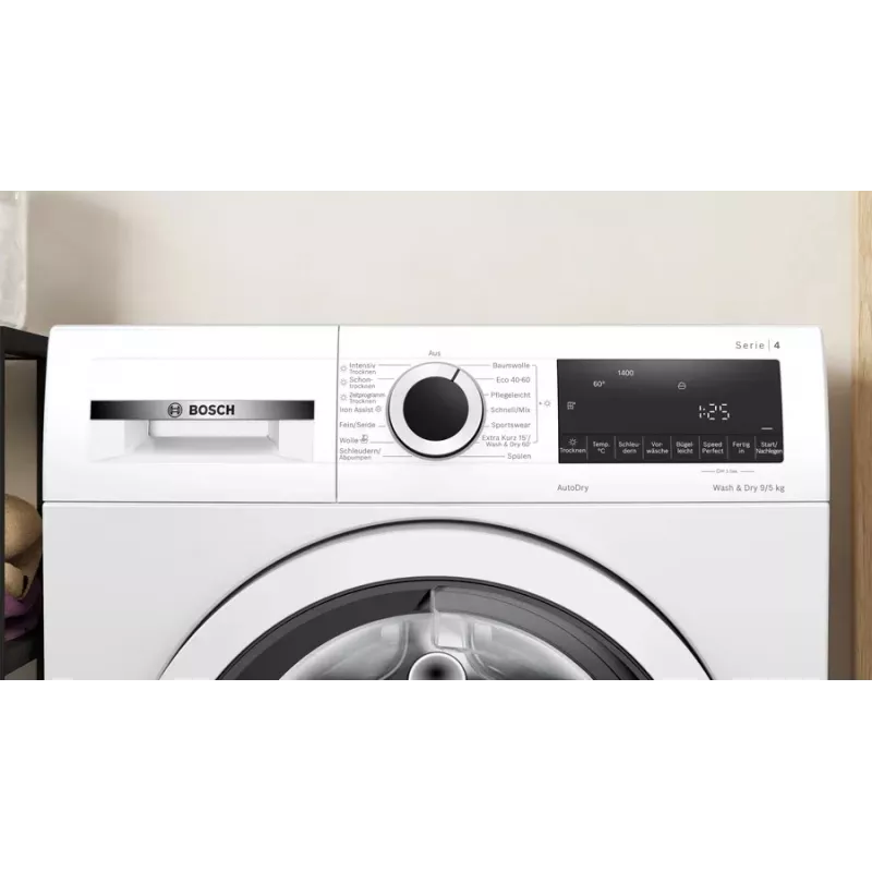 Bosch Serie 4 WNA13441 pesumasin-kuivati Eraldiseisev Eestlaetav Valge