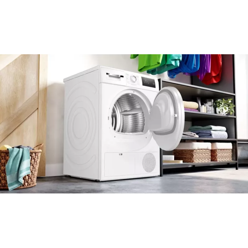 Bosch Serie 4 WTH83003 kondenskuivati vabaltseisev eestlaetav 7 kg valge