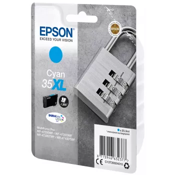 Kassett Epson Padlock üksikpakend tsüaan 35XL DURABrite Ultra tint