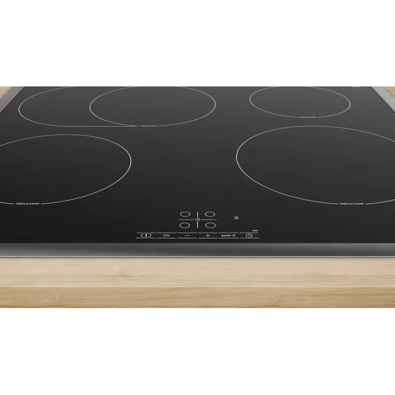Bosch Serie 4 PIF64RBB5E pliit Must Sisseehitatud 60 cm Tsoon-induktsioonpliit 4 tsooni