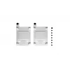 FRACTAL DESIGN SSD kronsteinikomplekt - tüüp B valge topeltpakend