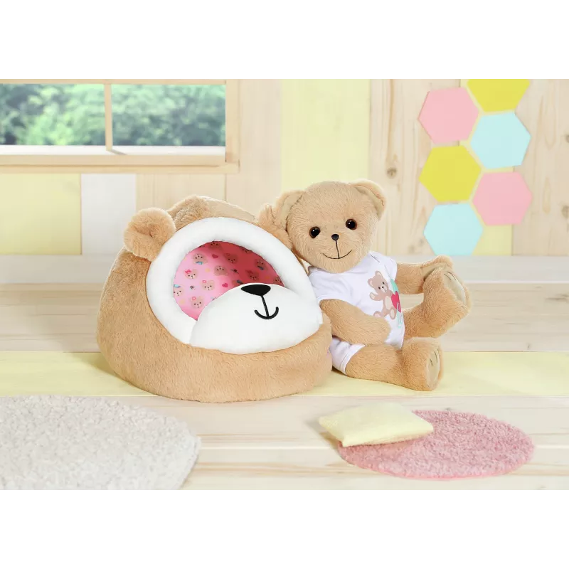 Pehme mängukaru koobas ZAPF creation BABY born — plüüsist mängulisand nukkudele