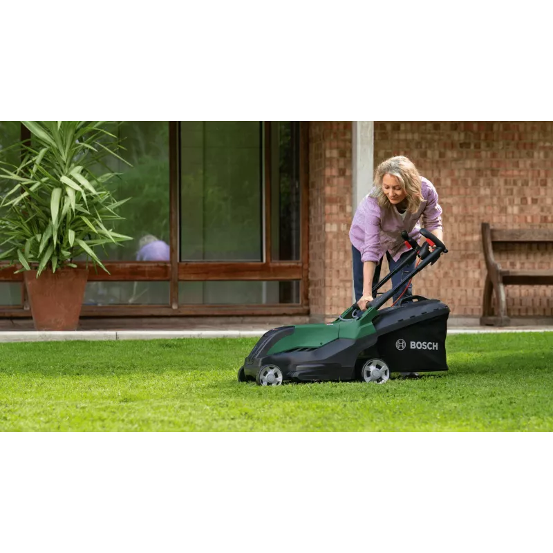 Muruniiduk Bosch AdvancedRotak 40-650 — 1800 W, 40 cm lõikelaius, roheline/must